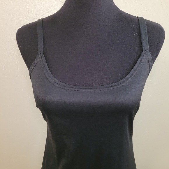 MSK Women's Slip Dress Spaghetti Straps Knee Length Intimate Size 4 Black - Picture 2 of 9